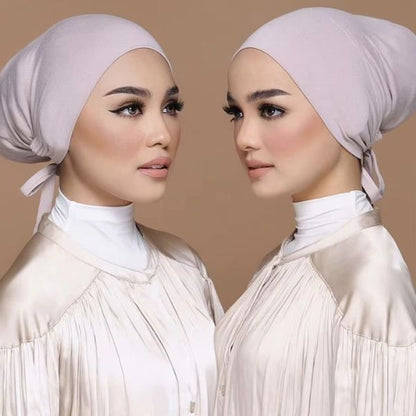 Turban intérieur en modal doux pour hijab