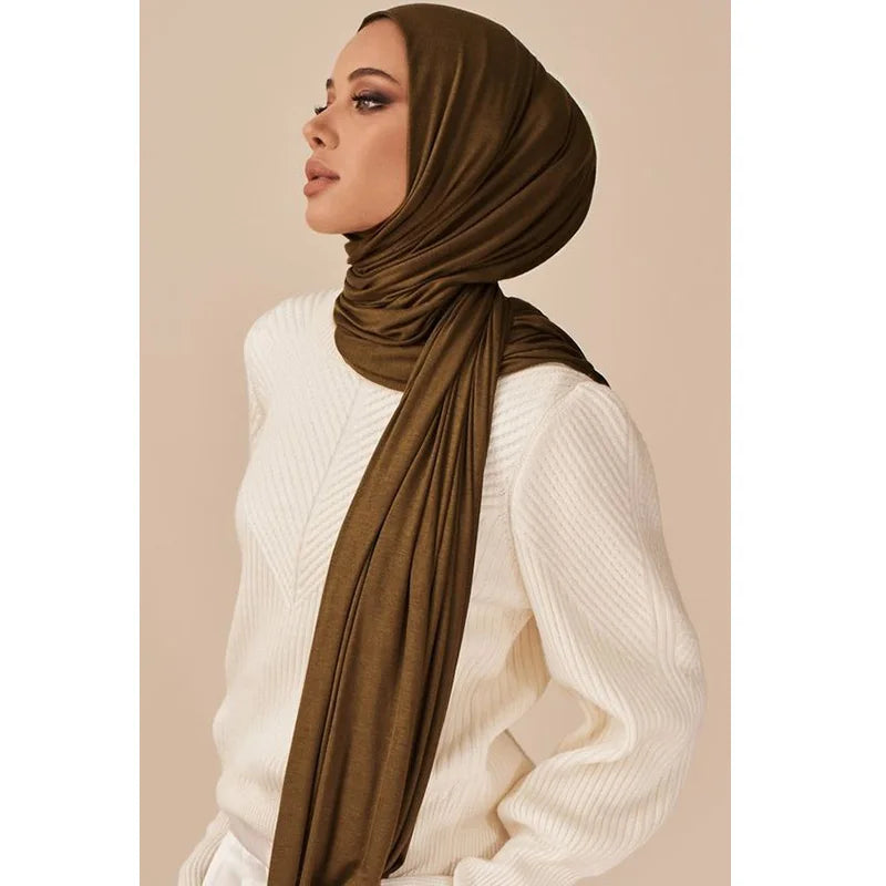 Modal Cotton Jersey Hijab Scarf