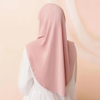 Breathable Ironless Instant Hijab with Face Mask