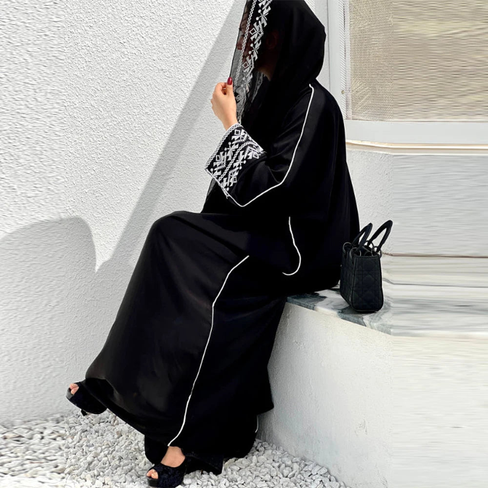 Classic Elegance Embroidered Abaya