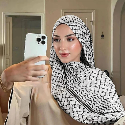 Elegance Keffiyeh Chiffon Hijab