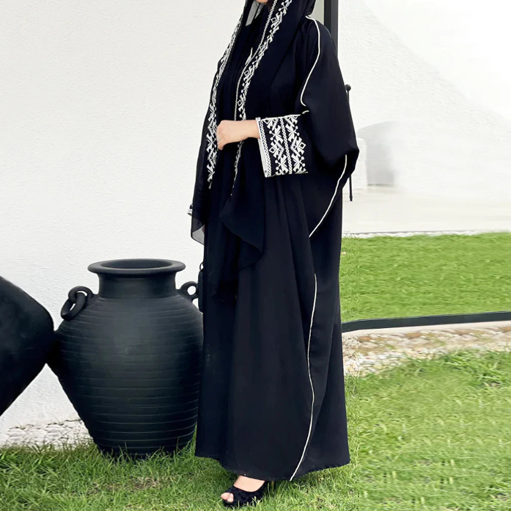 Classic Elegance Embroidered Abaya