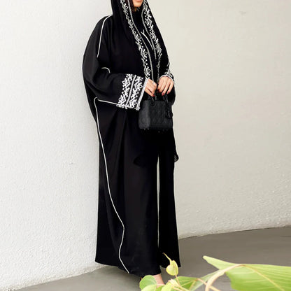 Classic Elegance Embroidered Abaya