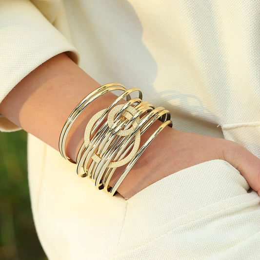 Shiny Circle Wrap Bracelet